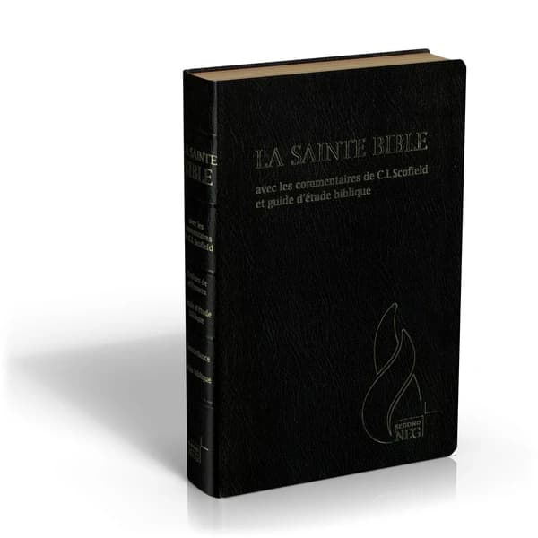 Bible d'étude noire