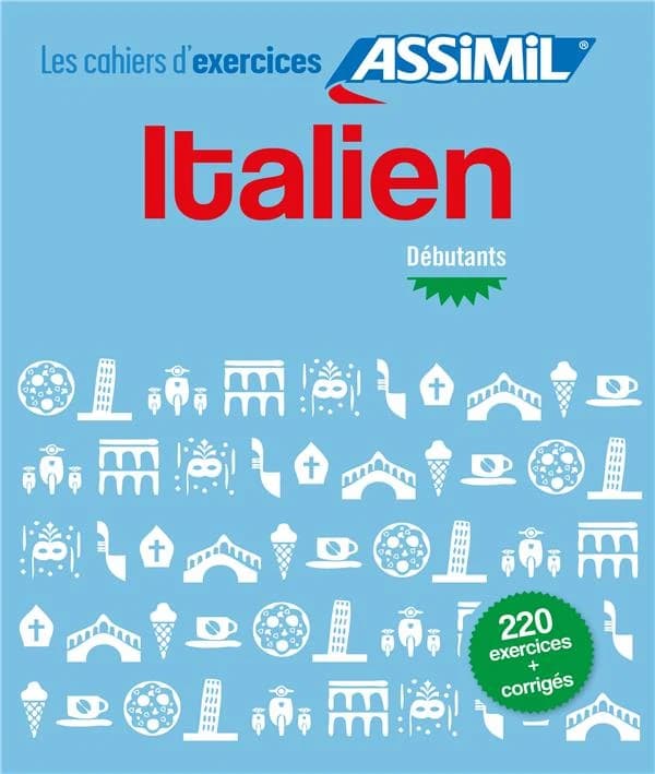 Les cahiers d'exercices : italien ; débutants