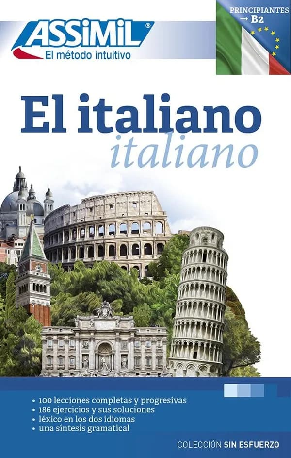 El italiano ([Nouvelle éd.]) por Anne-Marie Olivieri ; adaptado al español por Belén Cabal ; illustraciones de J.L. Goussé