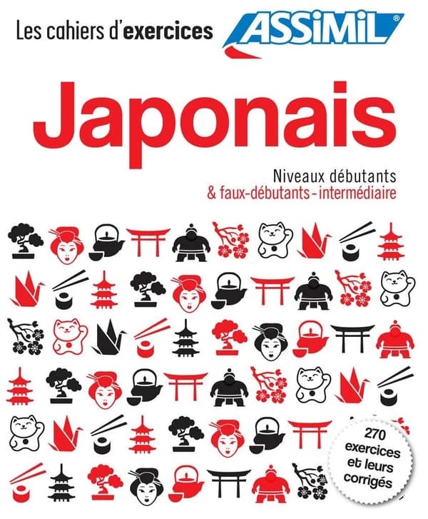Coffret Cahiers d'exercices JAPONAIS débutants + faux-débutants