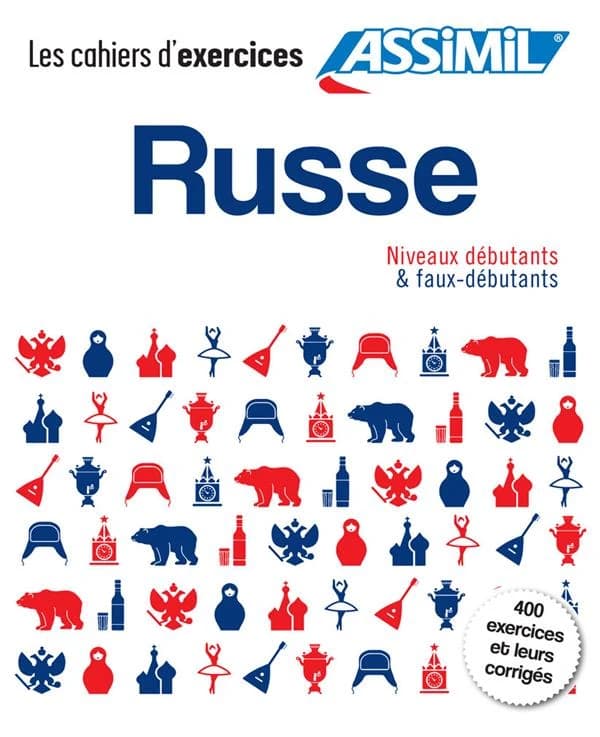 Coffret Cahiers d'exercices RUSSE : Débutants + Faux-Débutants