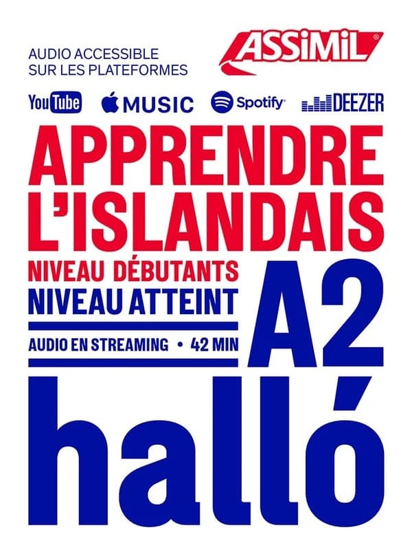 Apprendre l'islandais : niveau débutants A2