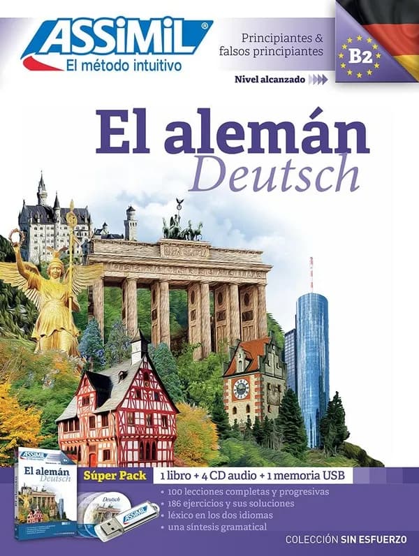 El alemán ([Nouvelle éd.]) por Maria Römer ; adaptado al español por Lola Rodriguez Braun ; illustraciones de J.L. Goussé
