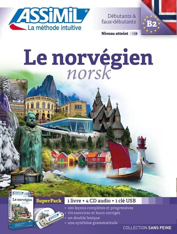 Le norvégien ([Nouvelle éd.]) par Françoise Liégaux Hiede et Tom Holta Heide ; illustrations de J. L. Goussé