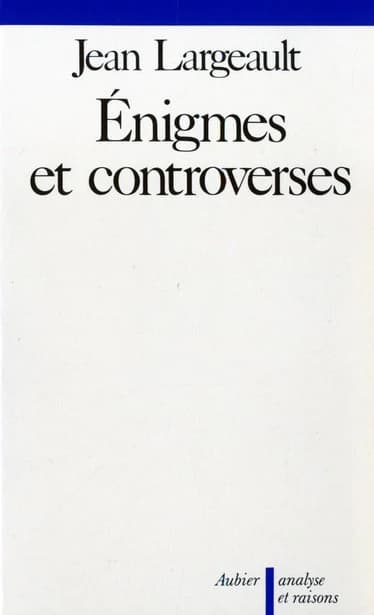 Énigmes et controverses : quelques problèmes en théorie de la connaissance