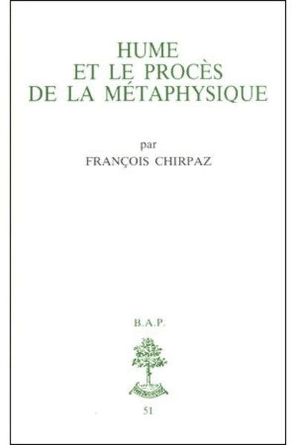 Hume et le procès de la métaphysique
