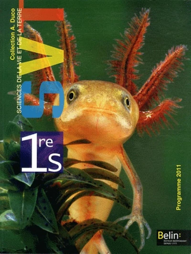 SVT, sciences de la vie et de la terre, 1re S : programme 2011