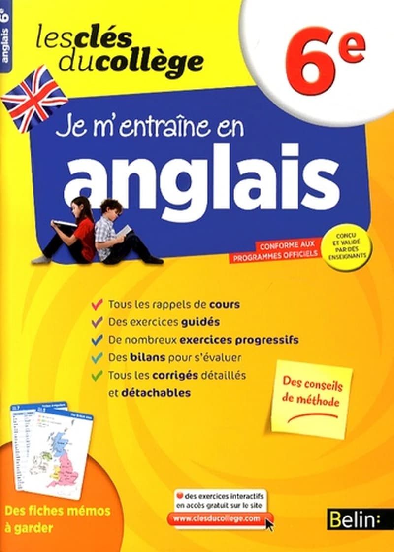 LES CLES DU COLLEGE JE M'ENTRAINE EN ANGLAIS 6E.