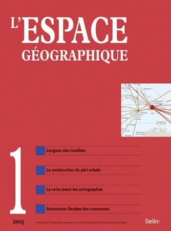L'ESPACE GEOGRAPHIQUE n.2015