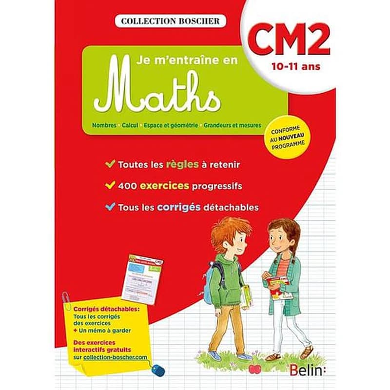 BOSCHER, JE M'ENTRAINE EN MATHS CM2 2016