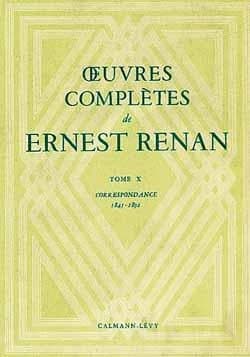 Oeuvres completes de ernest renan
