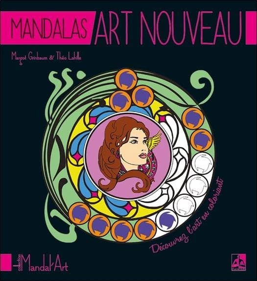 Mandalas art nouveau : [Album à colorier]