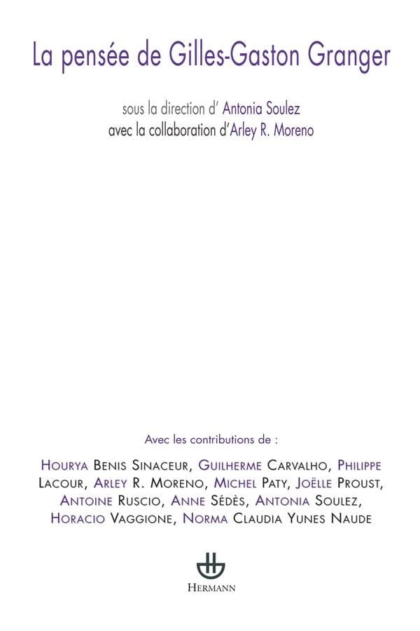 La pensée de Gilles-Gaston Granger