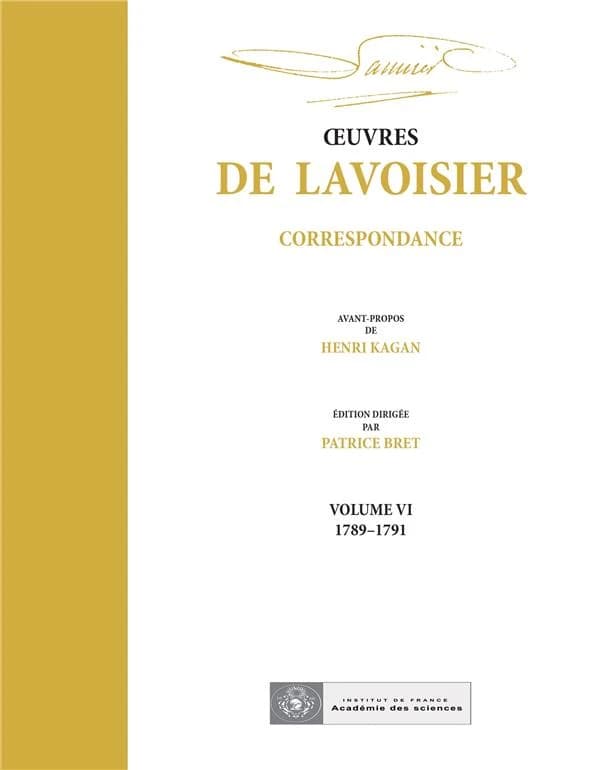 Correspondance, v.VI (1789-1891)