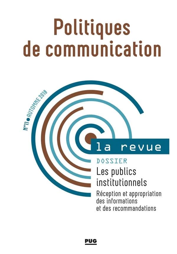 Revue politiques de communication n.10 : les publics institutionnels