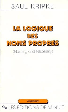 La logique des noms propres