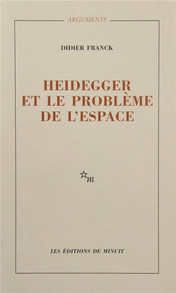 Heidegger et le problème de l'espace