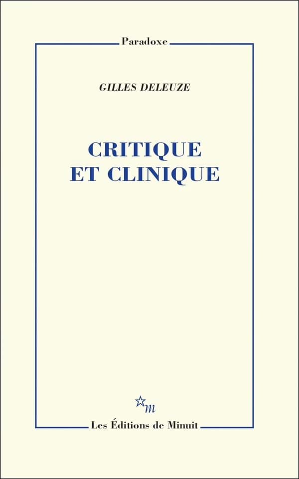 Critique et clinique