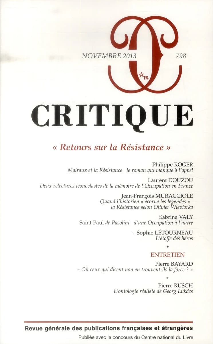 "Retours sur la Résistance"