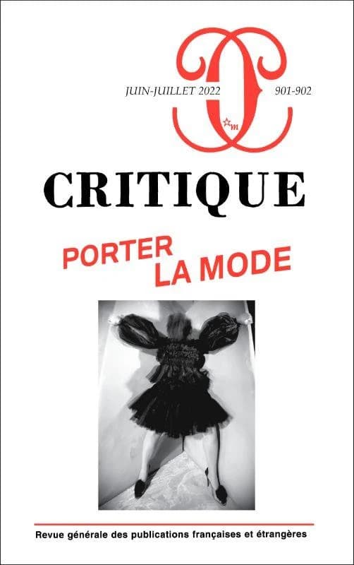 Revue Critique n.901-902 : Porter la mode