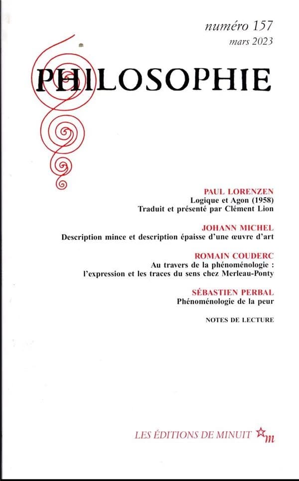 Revue Philosophie n.157 : Mars 2023