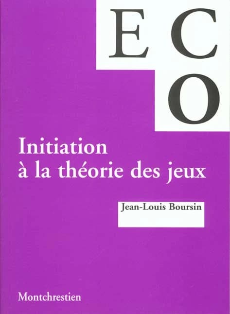 Initiation à la théorie des jeux