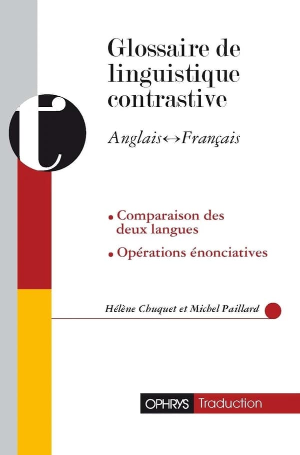 Glossaire de linguistique contrastive : anglais-français