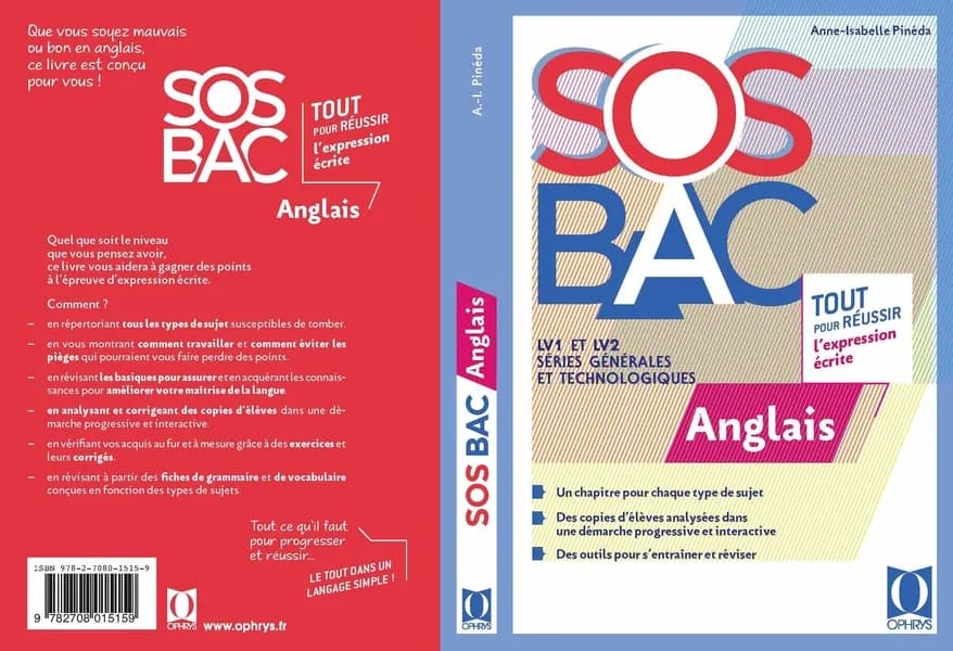SOS bac anglais : préparation à l'expression écrite : LV1-LV2