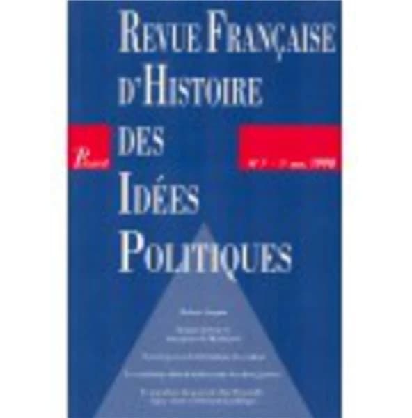 REVUE FRANCAISE D'HISTOIRE DES IDEES POLITIQUES n.7