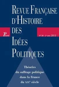 Théories du suffrage politique dans la France du XIXe siècle