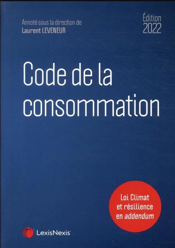 Code de la consommation 2022
