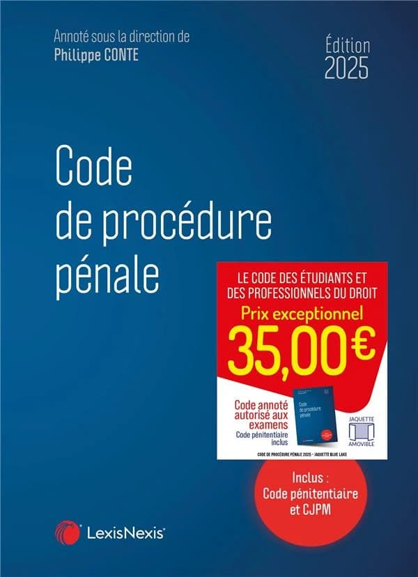 Code de procédure pénale, 2025 (37e éd.)