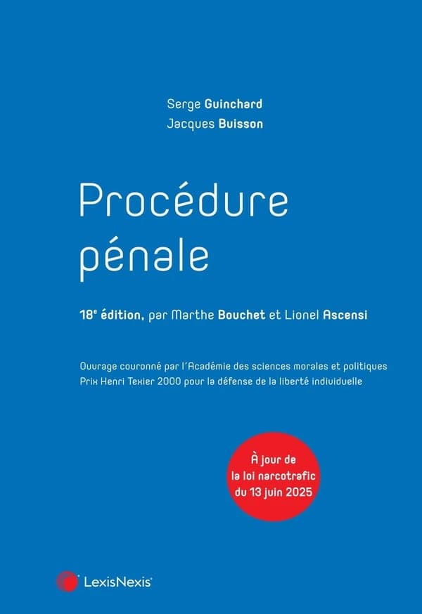 Procédure pénale (18e éd.) Serge Guinchard, Jacques Buisson