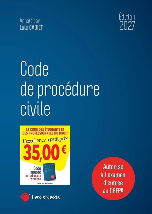 Code de procédure civile, 2027 (40e éd.)