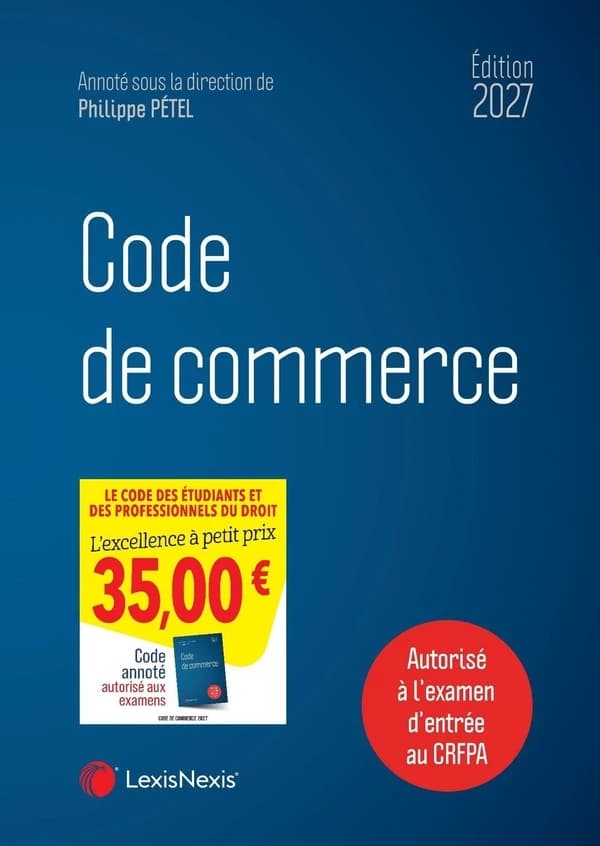 Code de commerce, 2027 (39e éd.)