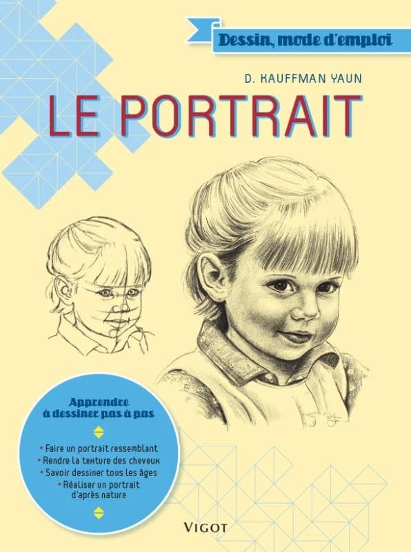 Le portrait : faire un portrait ressemblant, rendre la texture des cheveux, savoir dessiner tous les âges, réaliser un portrait d'après nature