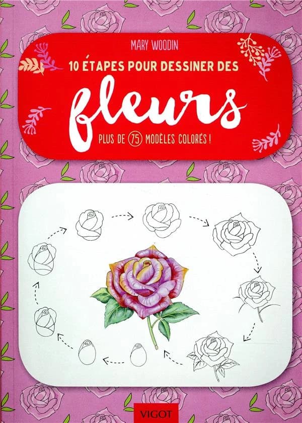 10 étapes pour dessiner des fleurs : plus de 75 modèles colorés !