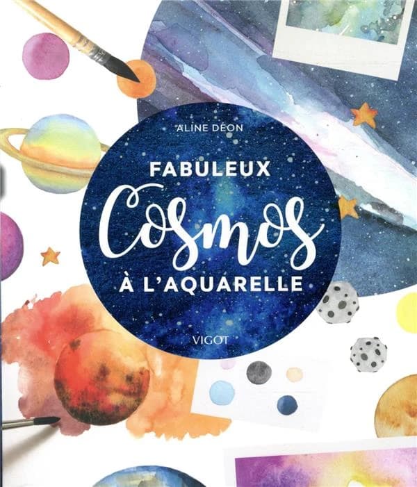Fabuleux cosmos à l'aquarelle