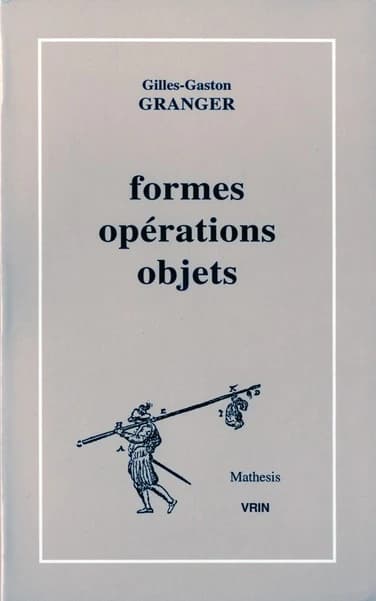 Formes, opérations, objets