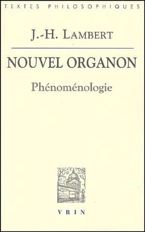 Nouvel organon, phénoménologie