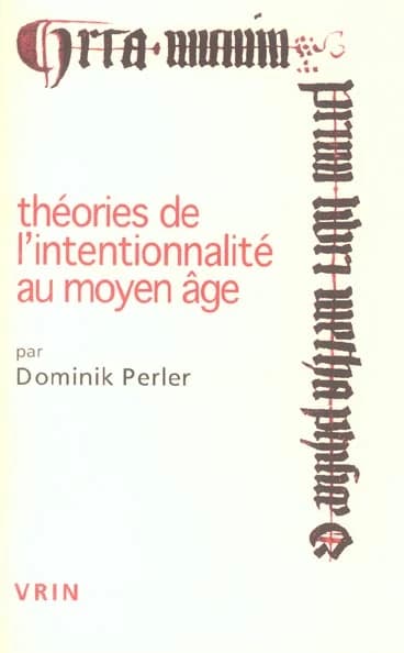 Théories de l'intentionnalité au Moyen-âge