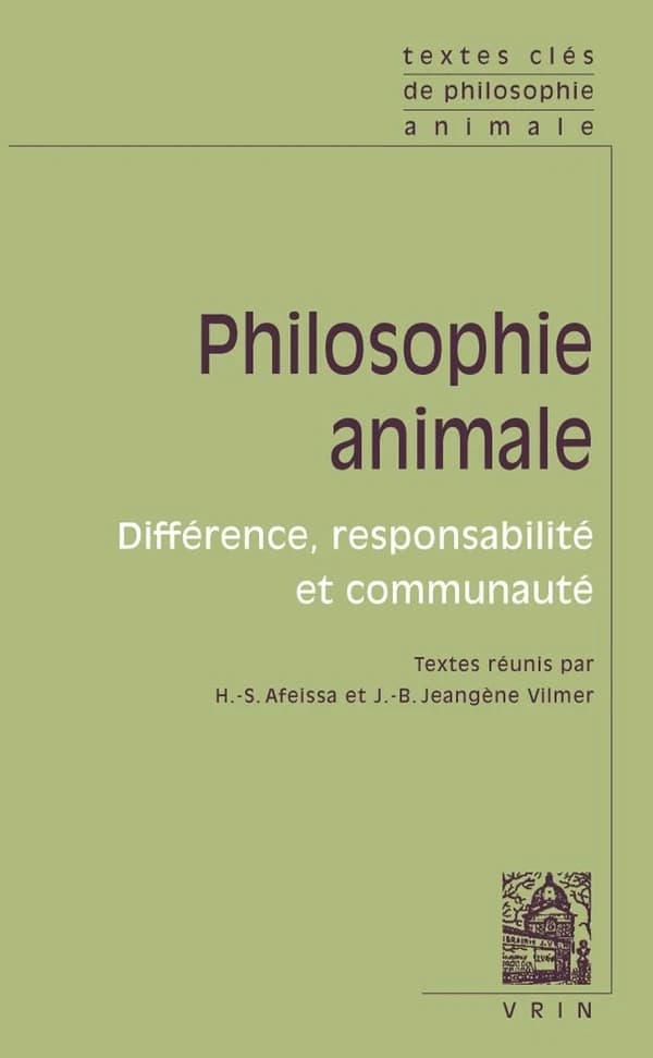 Philosophie animale : Différence, Responsabilité et Communauté