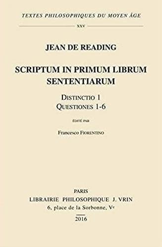 Scriptum in primum librum Sententiarum. Distinctio I. Quaestiones 1-6