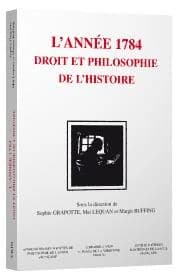 L'année 1784, Kant : droit et philosophie de l'histoire