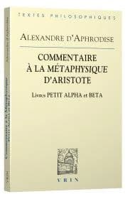 Commentaire à la "Métaphysique" d'Aristote