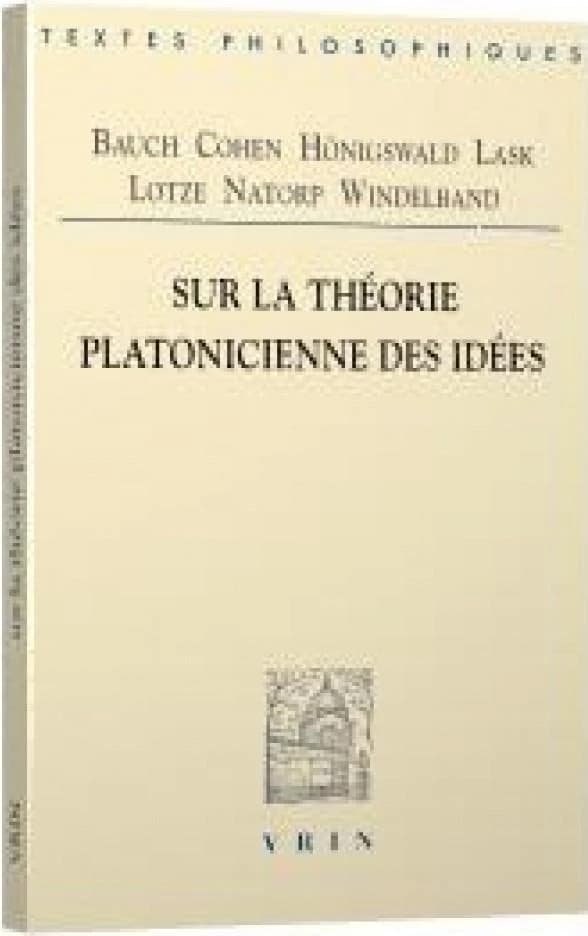 Sur la théorie platonicienne des idées