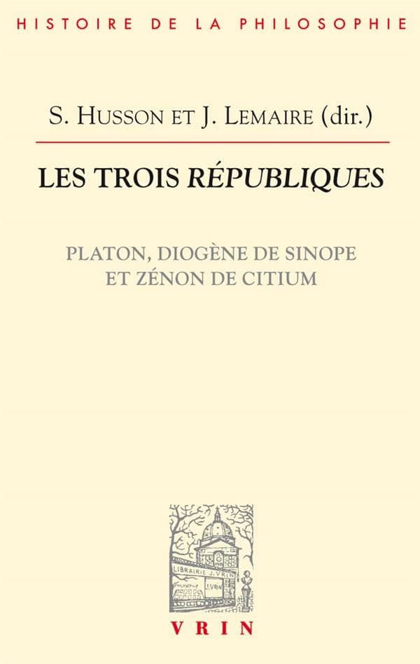 Les trois "Républiques" : Platon, Diogène de Sinope et Zénon de Citium