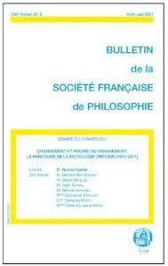Bulletin de la Société française de philosophie Tome 2 : changement et pensée du changement ; le parcours de la sociologie critique 1970-2011