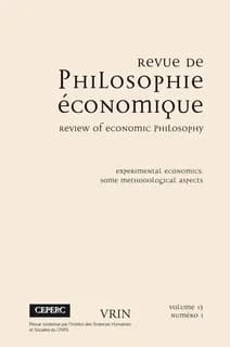 Experimental Economics : Some Methodological Aspects