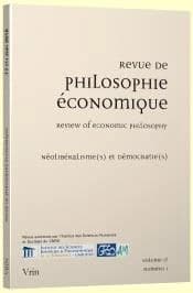 Revue de philosophie économique n.17